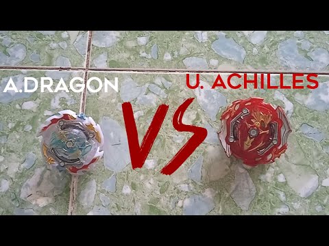 Ace Dragon Vs Union Achilles | QTV Beyblade