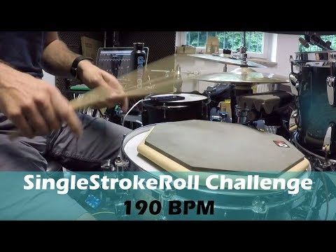 30 Day Single Stroke Roll Challenge - Day 33 190BPM