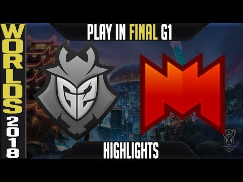 G2 vs INF Highlights Game 1 | Worlds 2018 Play in Final | G2 Esports vs Infinity Esports G1