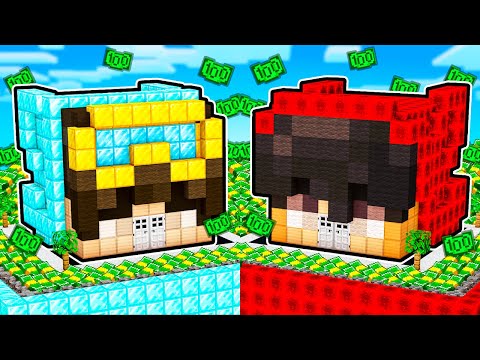 Nico vs Cash MILLIONAIRE House Battle in Minecraft!