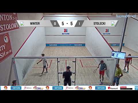 Alex Winter - Filip Stolecki -  BETARD Indywidualne Mistrzostwa Polski Junior w Squasha 2023