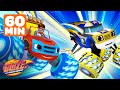 Superhero Blaze Rescues & Missions! w/ Darington! | 60 Minutes | Blaze and the Monster Machines