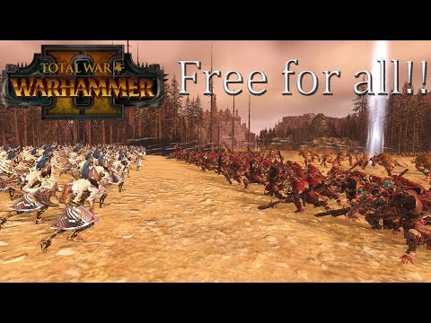Total War Warhammer 2: Free for all! Dahv Plays, Doctor Shil, BlackIron Battles