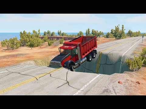 Mobil vs Potholes - BeamNG Drive