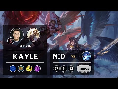 Kayle Mid vs Xerath - EUW Grandmaster Patch 9.6