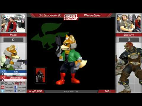 CFL Smackdown 90 Melee - Pengie (Fox) vs Biggpappa (Ganon) - Winners Semis