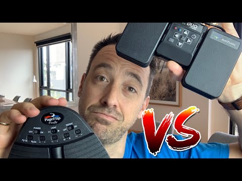 PageFlip Firefly vs. Airturn Duo Bluetooth Page Turner Comparison