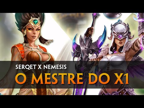 SMITE: Ranked 1v1 "O MESTRE DO X1"  Serqet X Nemesis