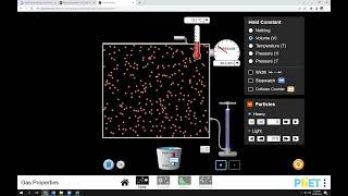 Absolute Zero Lab Using PHET simulation and Real Experiment
