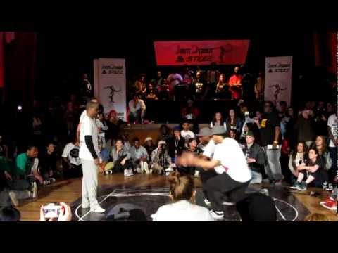 [Juste Debout 2012 UK] poppin final Nelson&Franquey VS Dickson&Brook
