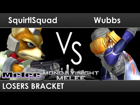 MNM 281 - SquirtlSquad (Fox) VS Wubbs (Sheik) - Losers Bracket - SSBM