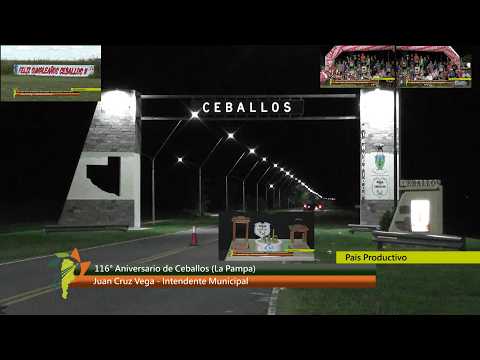 116° Aniversario de Ceballos prov. de La Pampa. 21 03 2026