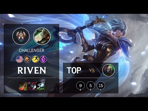 Riven Top vs Singed - NA Challenger Patch 10.18