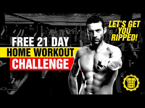 FREE 21 Day Home Workout Challenge For Busy People - Tabata - Get Ripped At Home -  SixPackFactory