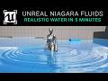 Unreal 5.4 - Realistic Interactive Water in 5 Minutes