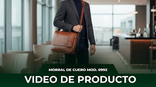 Video de Morral Premium de cuero vacuno