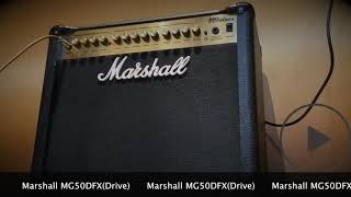 Video thumbnail for Marshall MG50DFX(Drive) by JAM's Factory 1996