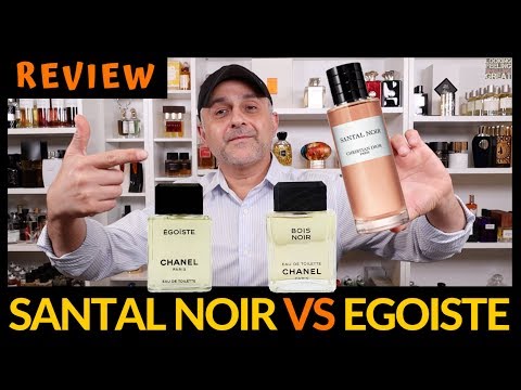 Maison Christian Dior Santal Noir VS Chanel Egoiste