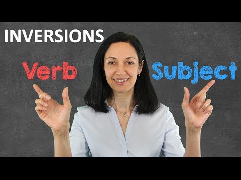 Subject-Verb Inversions - English Grammar Lesson