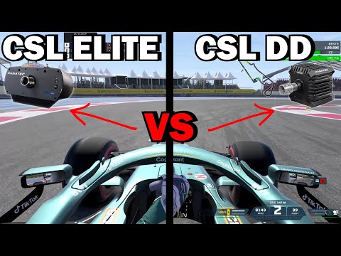 FANATEC CSL DD vs CSL ELITE in F1: Welche Wheelbase ist SCHNELLER und BESSER? | FANATEC Test Deutsch