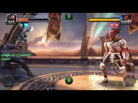 Variant 2 aggression regeneration 3 star cap iw vs menphisto Mcoc