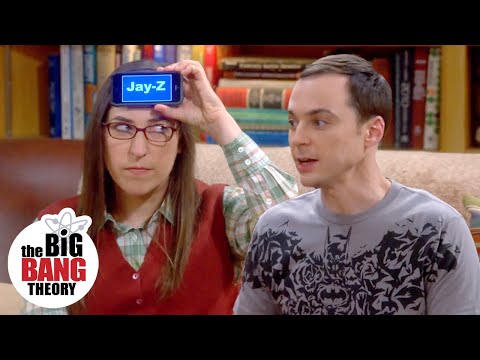 Sheldon and Amy Play 'Heads Up' | The Big Bang Theory