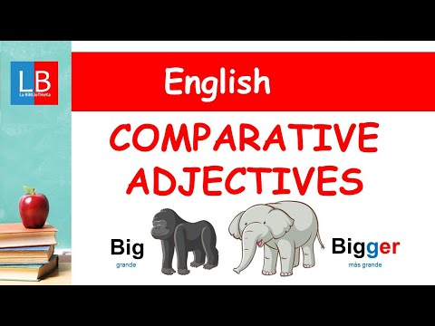 COMPARATIVE ADJECTIVES. Inglés para niños ✔👩‍🏫 PRIMARIA