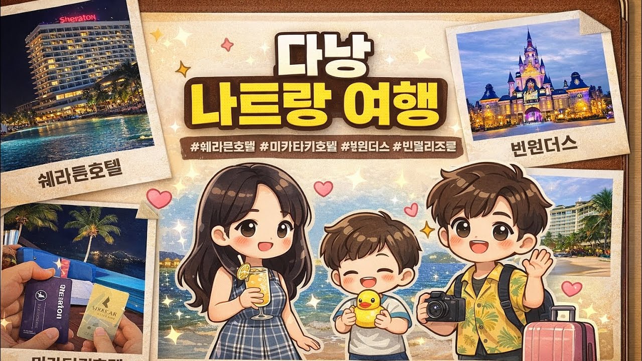 사진첩처럼 남긴 여행｜만 2세 아기와 다낭·나트랑 (미카즈키·쉐라톤·빈펄리조트)