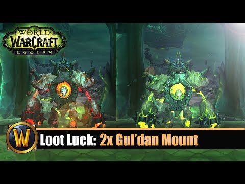 Loot Luck 2x Gul'dan MOUNT an einem Abend =)