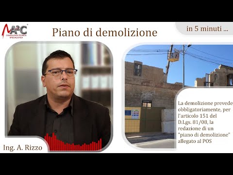 Piano di demolizione - in 5 minuti