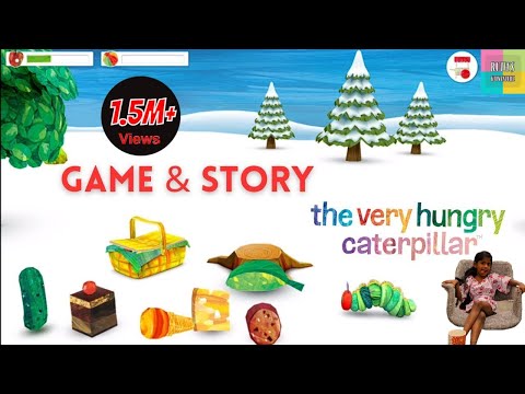 VERY HUNGRY CATERPILLAR by Eric Carle | FULL STORY | STORYTOYS APP GAMEPLAY | Animated Story - YouTube