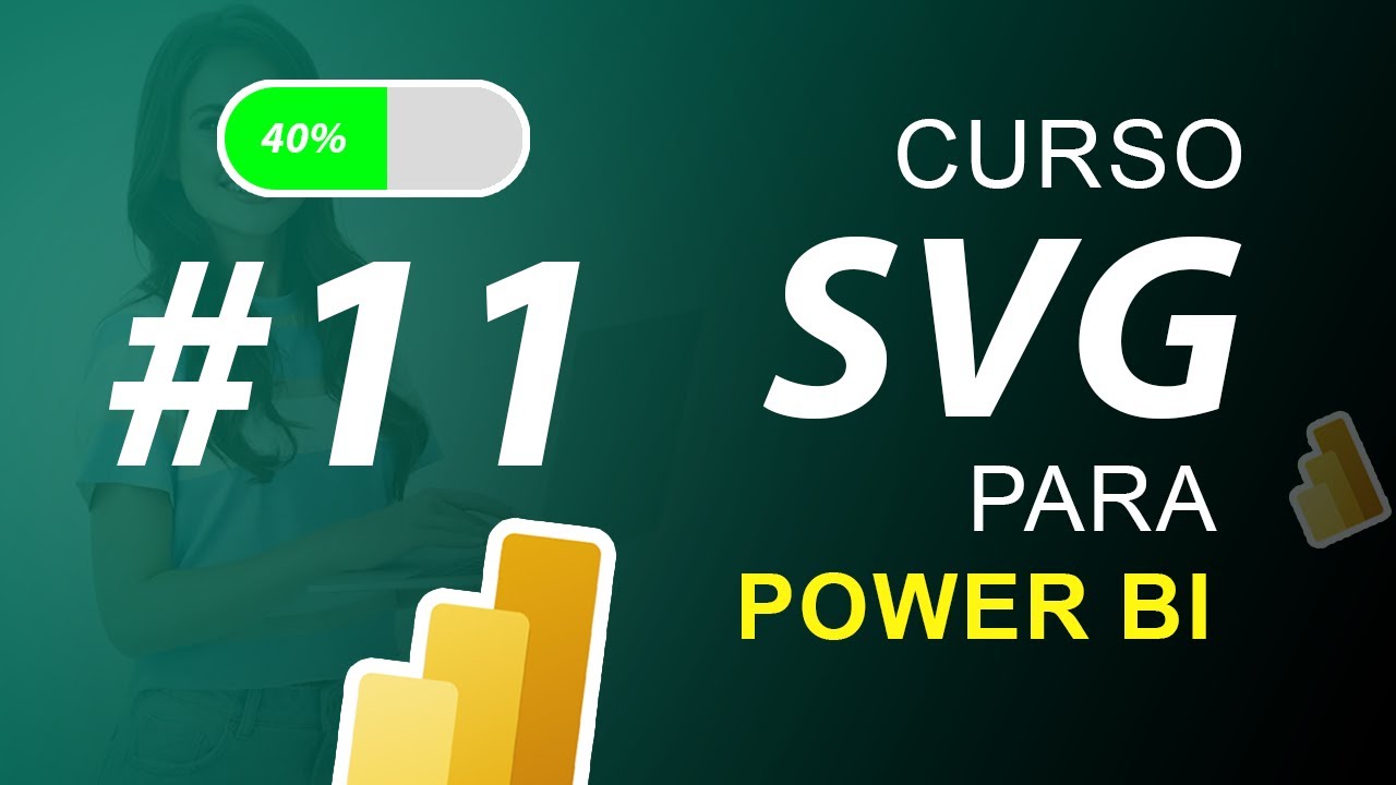 11. Gráfico de barras redondeadas en Power BI - SVG