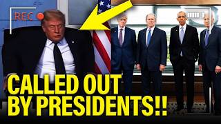 Trump gets WARNING from ALL FORMER PRESIDENTS!!! 