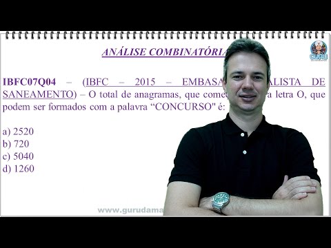 IBFC06NSQ04 - IBFC - 2015 - EMBASA - ANÁLISE COMBINATÓRIA