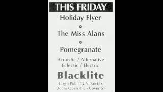 Holiday Flyer- Largo Pub, Los Angeles Ca 9/2/94 xfer f/DAT Audience Master Tape Soft Science Desario