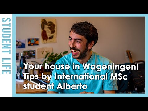 Tips by International MSc student Alberto about housing in Wageningen | WURtube