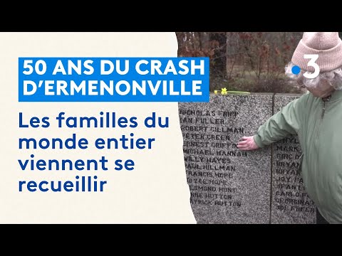 50 ans du crash d'Ermenonville : les familles du monde entier viennent se recueillir sur le site
