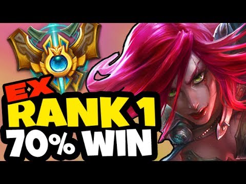 THE KATARINA GOD - EX-RANK 1 EU CHALLENGER 70% WIN RATE [MagiFelix]  // League of Legends