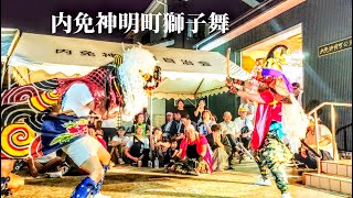 高岡 内免神明町の獅子殺し 公民館前 | 富山県高岡市