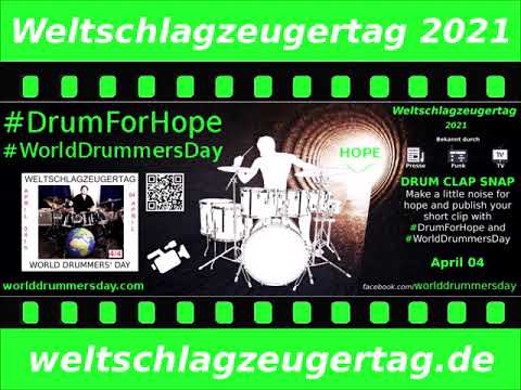 Weltschlagzeugertag 04.04.2021 #DrumForHope