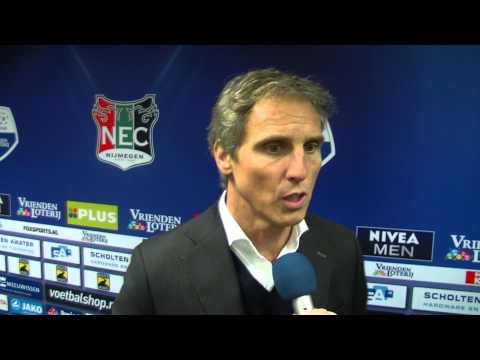 Reactie Anton Janssen na afloop van N.E.C. - Ajax