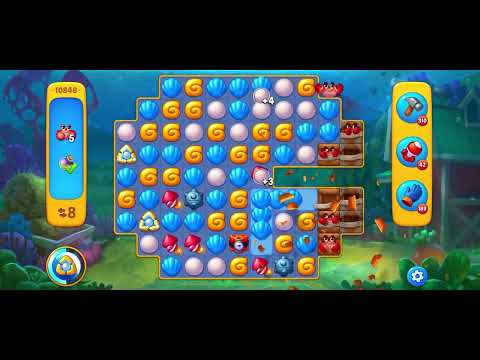 Fishdom level 10848 no boosters フィッシュダム ノーマル