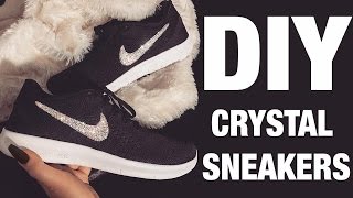 DIY CRYSTAL NIKES