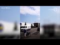 Grote brand bij Gazelle in Dieren (amateurbeeld)