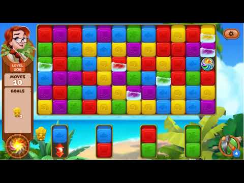 Lost Island Blast Adventure Level 106 - No Boosters