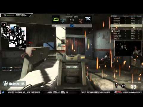 MLG AW Season 1 Playoffs - Optic Gaming vs Team Kaliber Map 1(Winners Bracket Finals)