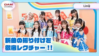 【LinQ】新曲の振り付けを徹底レクチャー！！【DAM CHANNEL】