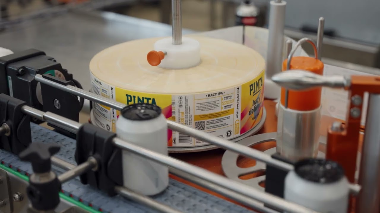 Complete Beer Canning & Bottling Line in PINTA Craft Brewery