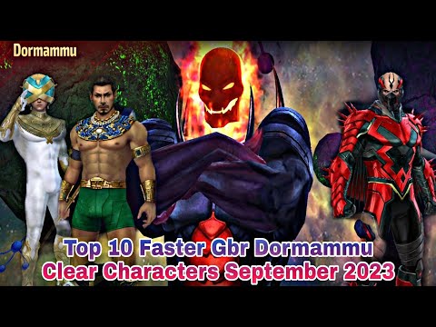 Top 10 Faster Gbr Dormammu Clear Characters September 2023 - Marvel Future Fight