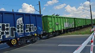 E6ACTa-007+SM42-618(JAXAN) z węglarkami w Krotoszynie 14.07.2025 4K